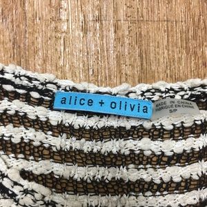 Alice + Olivia striped sweater! Size small